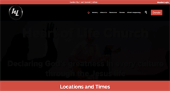 Desktop Screenshot of heartoflife.org